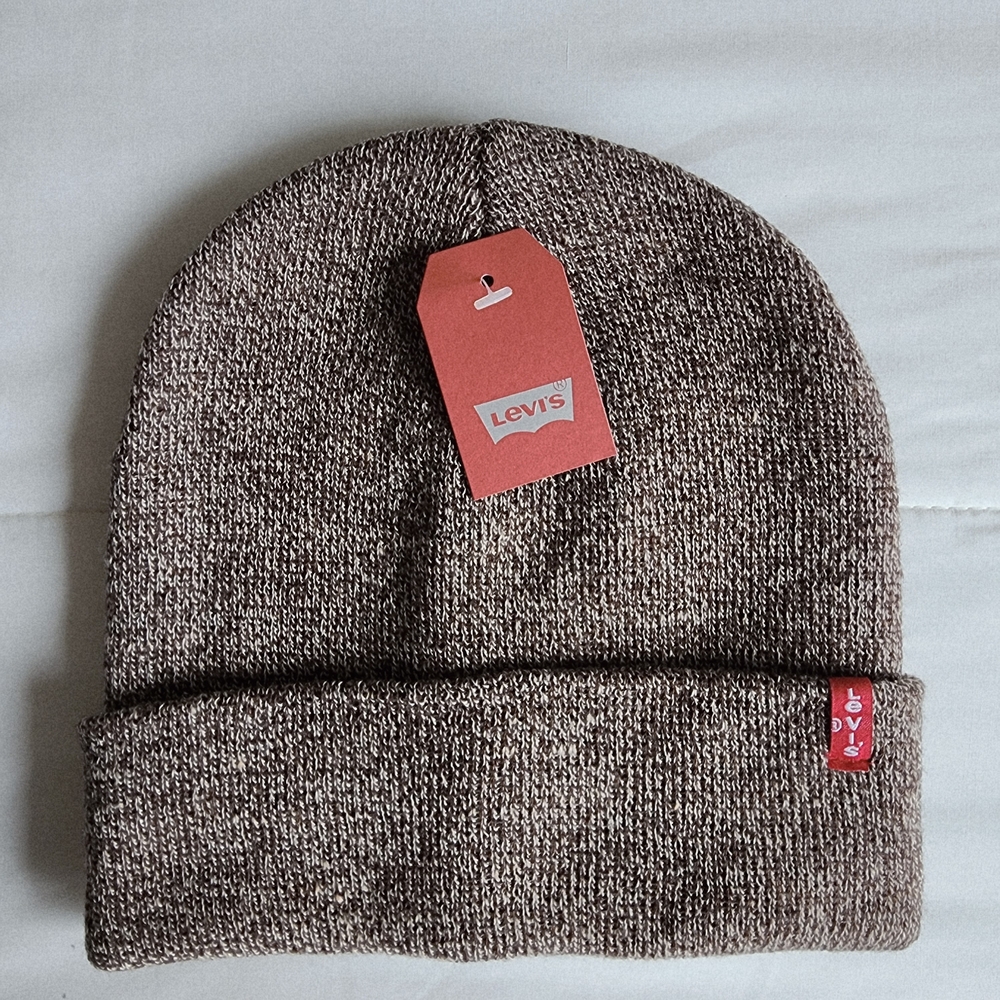 Levi's Brown Knit Beanie Toque Unisex